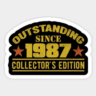 Outstanding Since 1987 Sticker